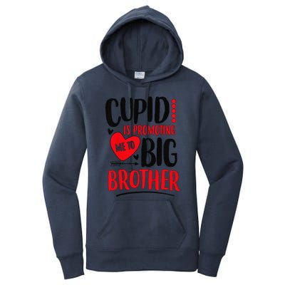 Cupid Is Promoting Me To Big Cute Brother Valentine Day Gift Women's Pullover Hoodie