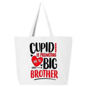 Cupid Is Promoting Me To Big Cute Brother Valentine Day Gift 25L Jumbo Tote