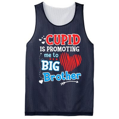 Cupid Is Promoting Me To Brother Valentine's Day Mesh Reversible Basketball Jersey Tank