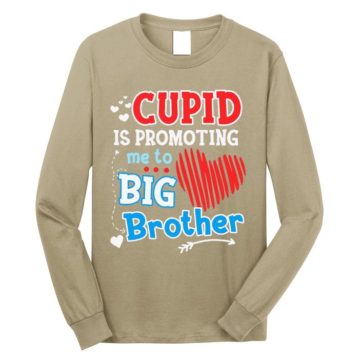 Cupid Is Promoting Me To Brother Valentine's Day Long Sleeve Shirt