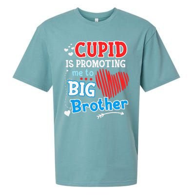 Cupid Is Promoting Me To Brother Valentine's Day Sueded Cloud Jersey T-Shirt