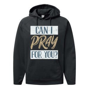 Can I Pray For You Christian Love Religious Performance Fleece Hoodie