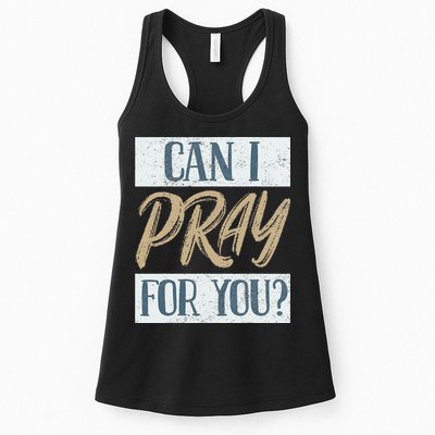 Can I Pray For You Christian Love Religious Womens Tank Top