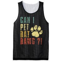 Can I Pet Dat Dawg Can I Pet That Dog Funny Dog Mesh Reversible Basketball Jersey Tank