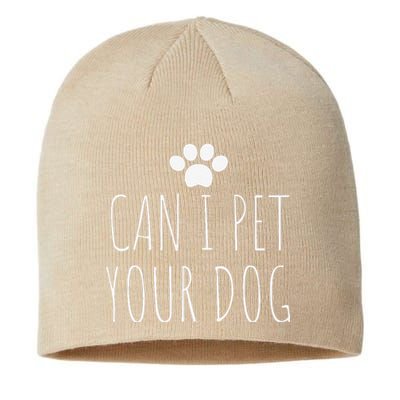 Can I Pet Your Dog For Women Pet Sustainable Beanie