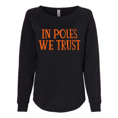 Chicagobears In Poles We Trust Womens California Wash Sweatshirt