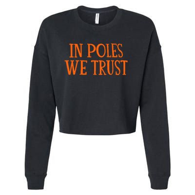 Chicagobears In Poles We Trust Cropped Pullover Crew