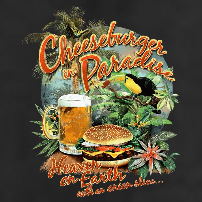Cheeseburger In Paradise Heaven On Earth Cool Comfort Performance Bucket Hat