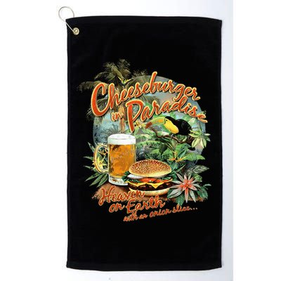 Cheeseburger In Paradise Heaven On Earth Golf Towel