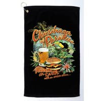 Cheeseburger In Paradise Heaven On Earth Golf Towel