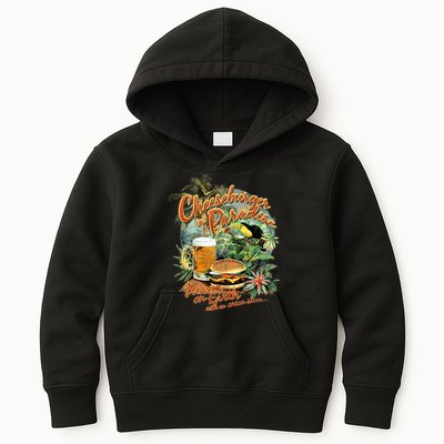 Cheeseburger In Paradise Heaven On Earth Kids Hoodie