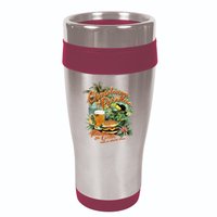 Cheeseburger In Paradise Heaven On Earth 16oz Travel Tumbler
