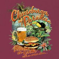 Cheeseburger In Paradise Heaven On Earth 16oz Travel Tumbler