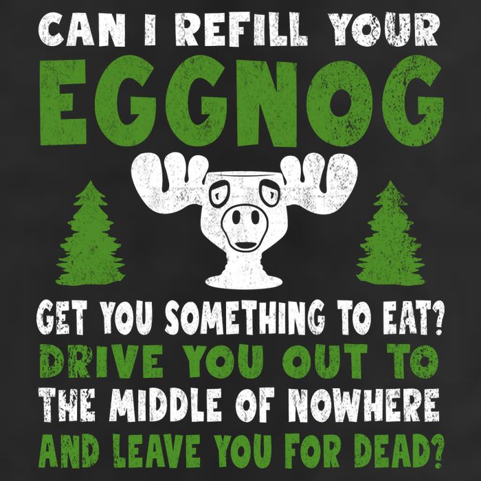Can I Refill Your Eggnog Christmas Vacation Quote Adult Drive Performance Visor