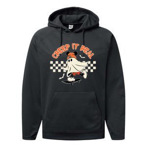 Creep It Real Spooky Ghost Mouse Performance Fleece Hoodie