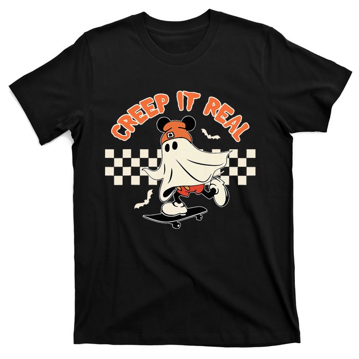 Creep It Real Spooky Ghost Mouse T-Shirt