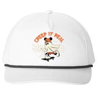 Creep It Real Spooky Ghost Mouse Snapback Five-Panel Rope Hat