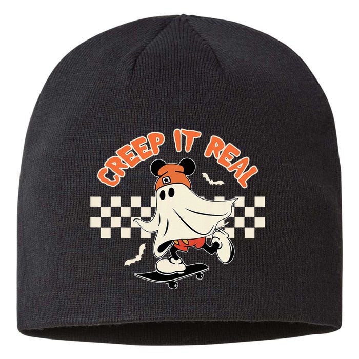 Creep It Real Spooky Ghost Mouse Sustainable Beanie