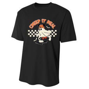 Creep It Real Spooky Ghost Mouse Performance Sprint T-Shirt