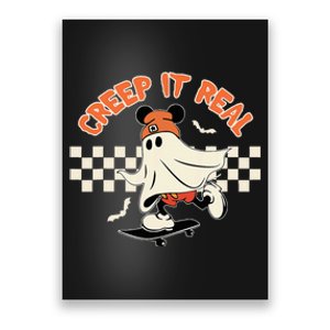 Creep It Real Spooky Ghost Mouse Poster