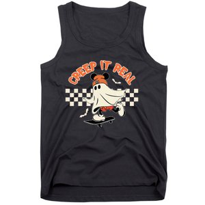 Creep It Real Spooky Ghost Mouse Tank Top