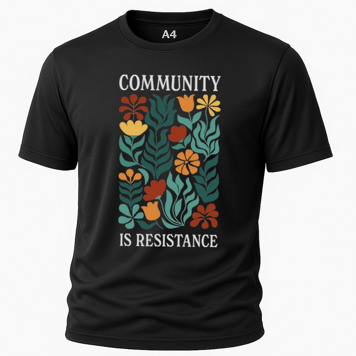 Community Is Resistance Cooling Performance Crew T-Shirt
