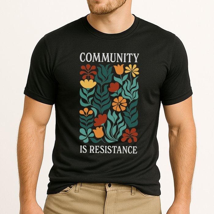 Community Is Resistance Cooling Performance Crew T-Shirt