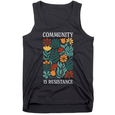 Community Is Resistance Tank Top