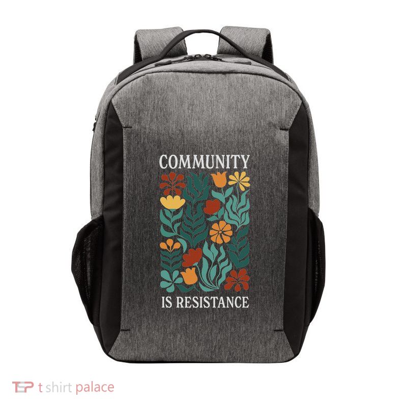 Community Is Resistance Vector Backpack