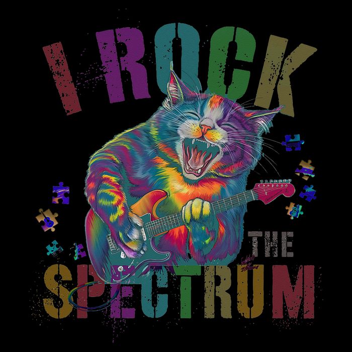 Cute I ROCK THE SPECTRUM Autism Awareness Mommy Respect Impact Tech Backpack