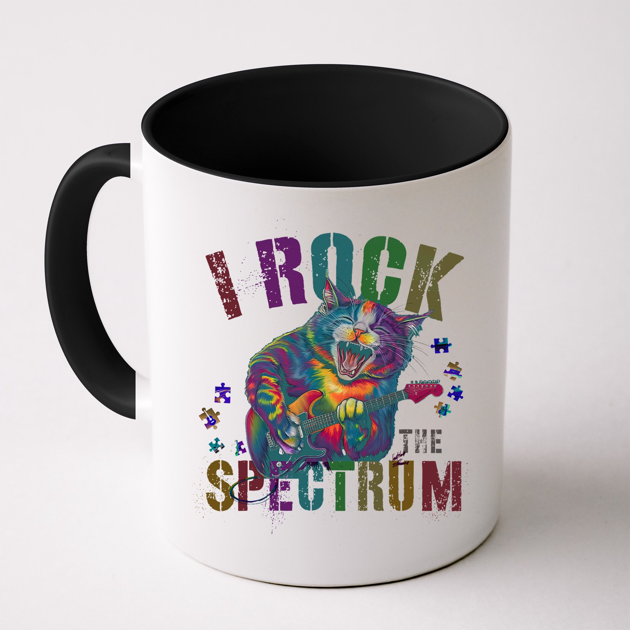 Cute I ROCK THE SPECTRUM Autism Awareness Mommy Respect Mug