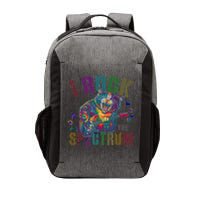 Cute I ROCK THE SPECTRUM Autism Awareness Mommy Respect Vector Backpack