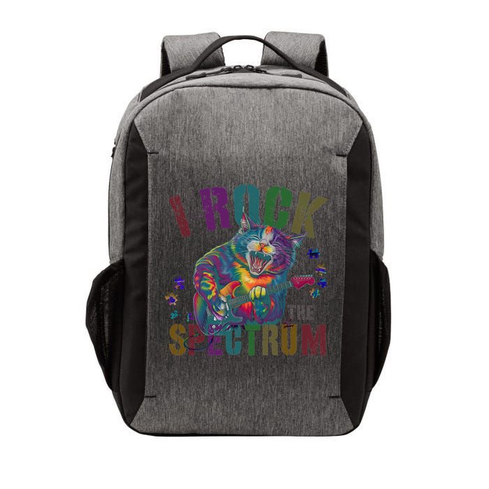 Cute I ROCK THE SPECTRUM Autism Awareness Mommy Respect Vector Backpack