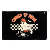 Creep It Real Spooky Ghost Mouse Halloween Grommeted Golf Towel