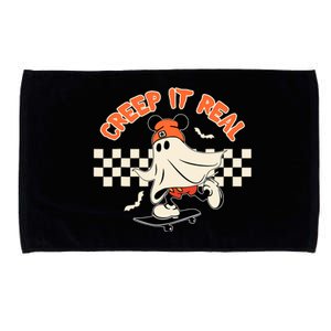 Creep It Real Spooky Ghost Mouse Halloween Microfiber Hand Towel