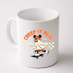 Creep It Real Spooky Ghost Mouse Halloween Coffee Mug