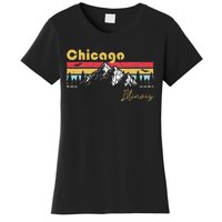 Chicago Illinois Roots Hometown Vintage Home State Pride Women's T-Shirt