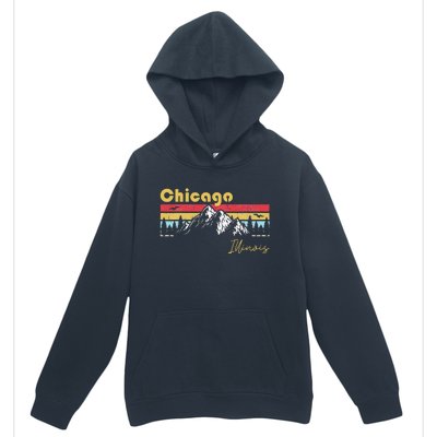 Chicago Illinois Roots Hometown Vintage Home State Pride Urban Pullover Hoodie