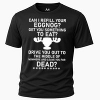 Can I Refill Your Eggnog Funny Christmas Vacation Quote Cooling Performance Crew T-Shirt
