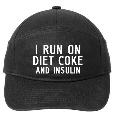 Casual I Run On Diet C.O.K.E And Insulin Printed Hooded 7-Panel Snapback Hat