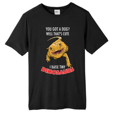 Cool I Raise Tiny Dinosaurs Funny Bearded Dragon Pet Gift Meaningful Gift Tall Fusion ChromaSoft Performance T-Shirt