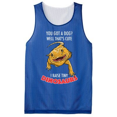 Cool I Raise Tiny Dinosaurs Funny Bearded Dragon Pet Gift Meaningful Gift Mesh Reversible Basketball Jersey Tank