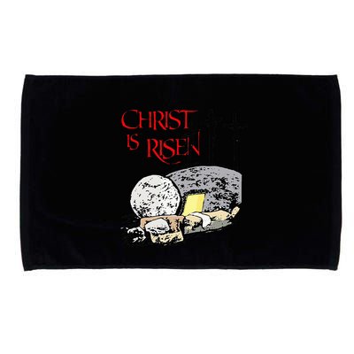 Christ Is Risen Empty Tomb Cross Jesus Risen Easter Microfiber Hand Towel