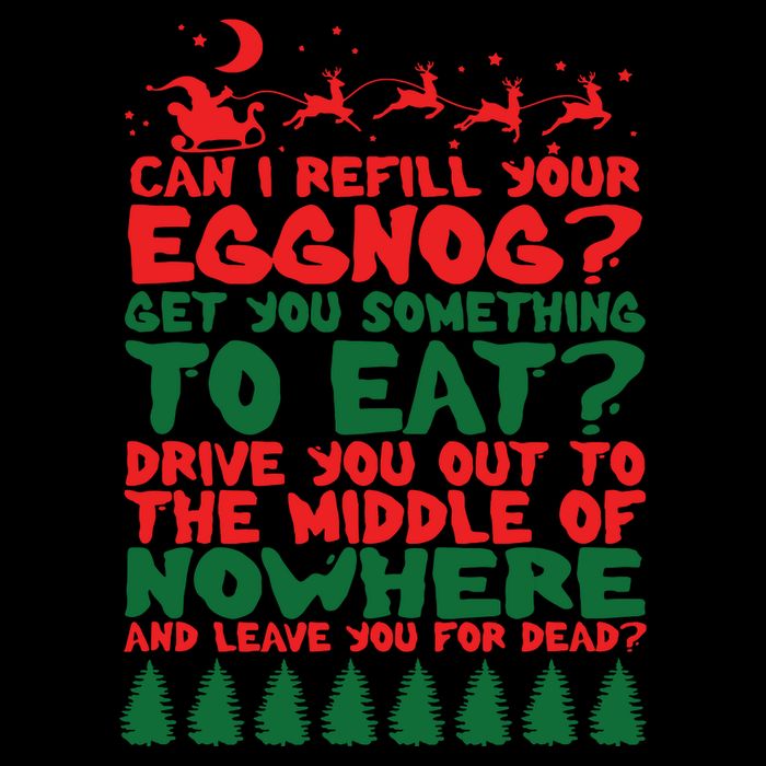 Can I Refill Eggnog Popular Culture Christmas Movie Quote Impact Tech Backpack