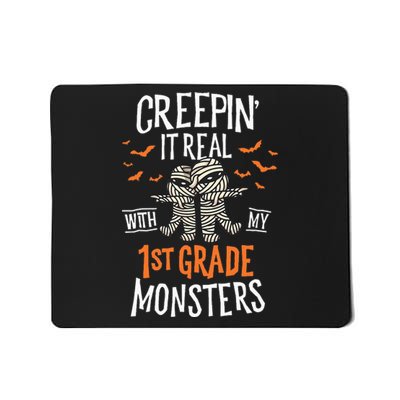 Creepin It Real With My 1st Grade Monsters Halloween Teacher Mousepad