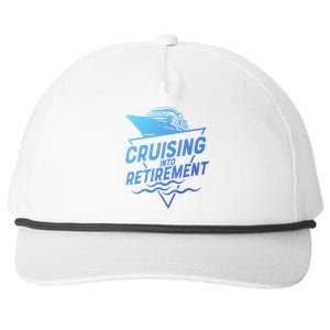 Cruising Into Retiret Cruise Funny Gift Snapback Five-Panel Rope Hat