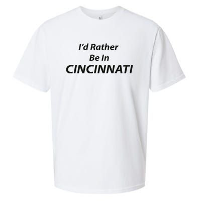 Cincinnati ID Rather Be In Sueded Cloud Jersey T-Shirt