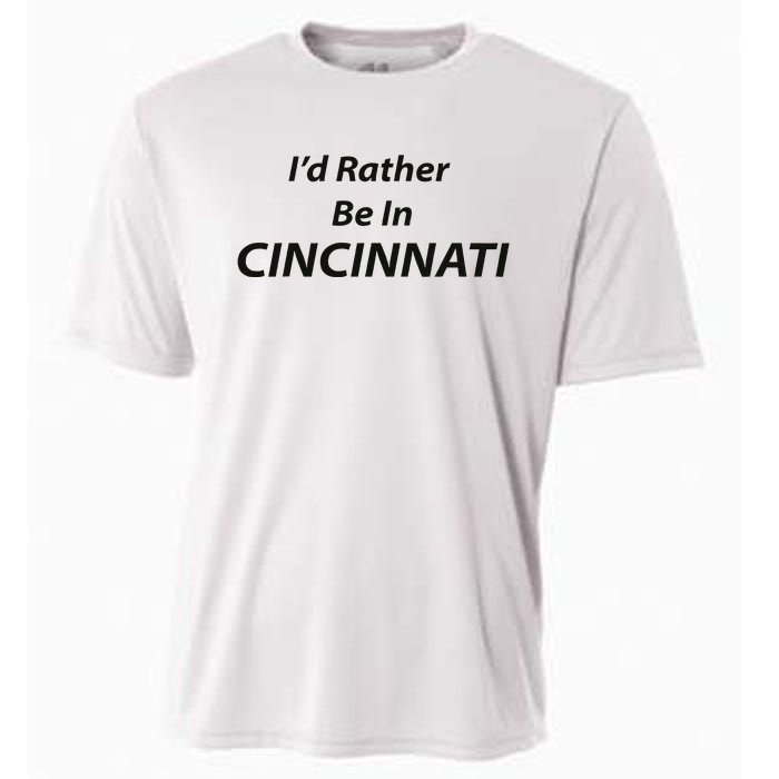 Cincinnati ID Rather Be In Cooling Performance Crew T-Shirt