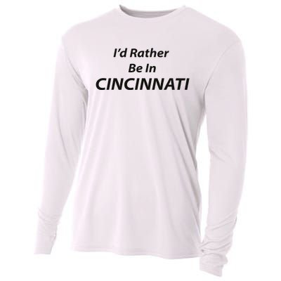 Cincinnati ID Rather Be In Cooling Performance Long Sleeve Crew