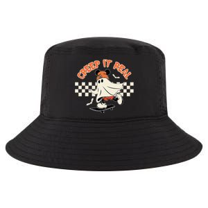 Creep It Real Spooky Ghost Mouse Halloween Cool Comfort Performance Bucket Hat